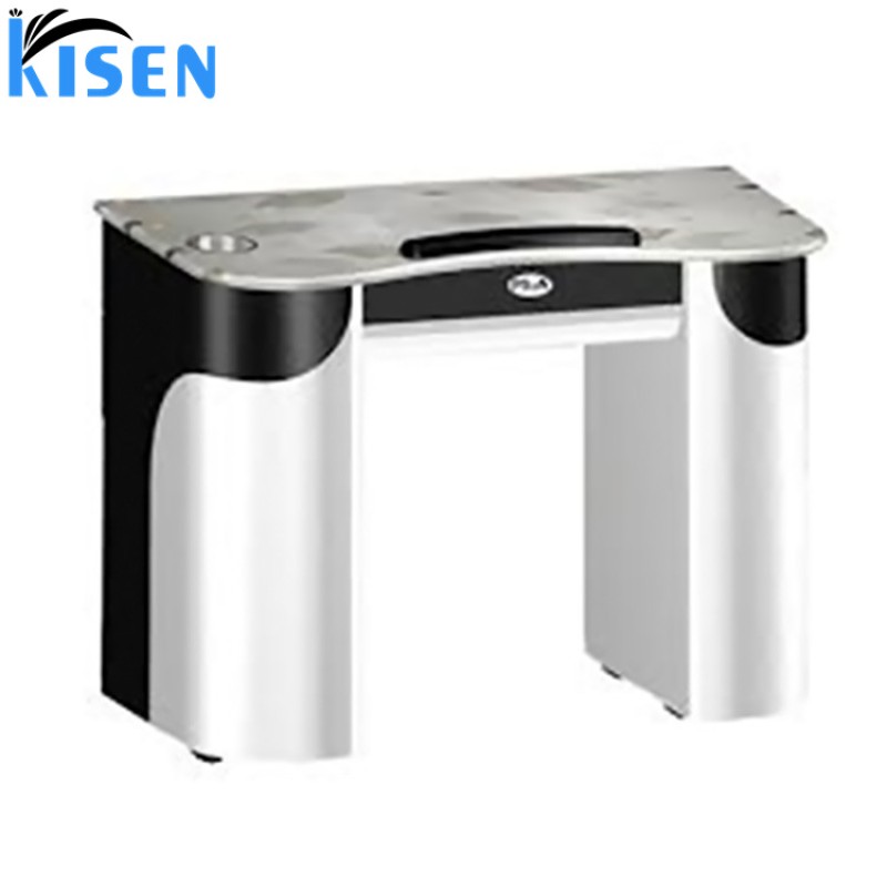 Kisen pink Nail Dryer Fan Table Manufacture of Nail Dryer Station with White Top for Customized Nail Drying Station Supplier