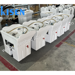 Kisen Barber Shop High Quality Shampoo Bed Massage Chair Hair Washing Shampoo Chair Complete Set of Sale Contemporary in Stock