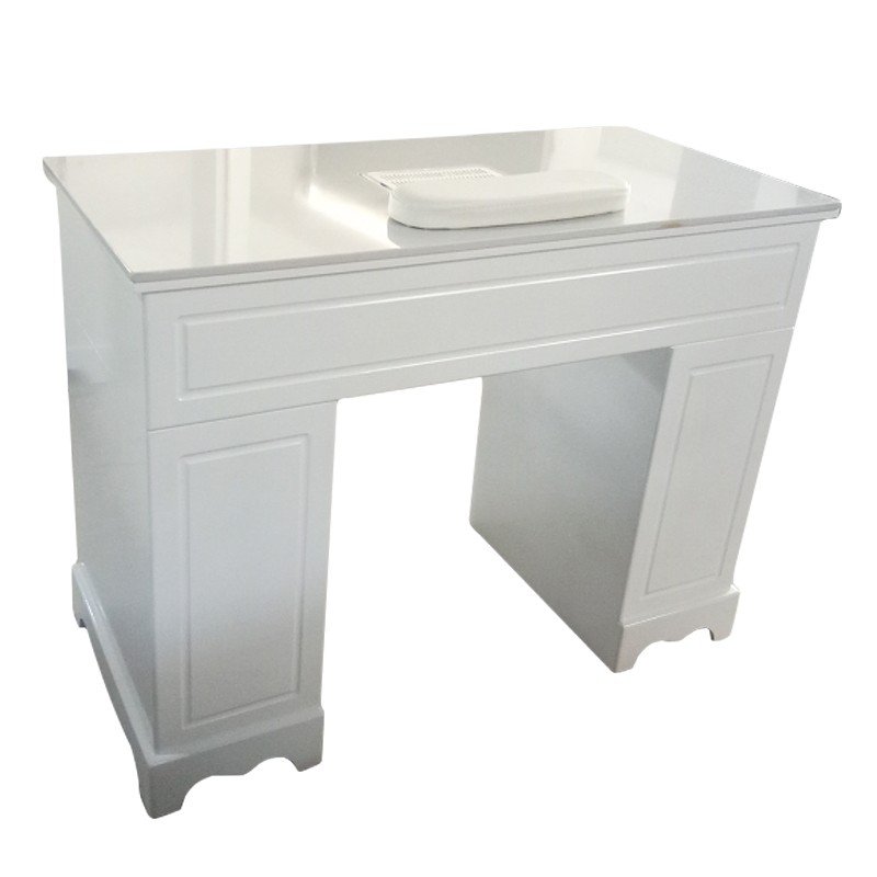 Kisen pink Nail Dryer Fan Table Manufacture of Nail Dryer Station with White Top for Customized Nail Drying Station Supplier