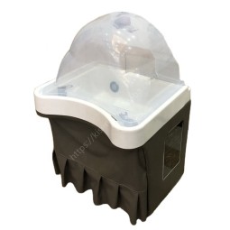 Kisen High Quality Shampoo Bowl  with Water Circulation and Steamer Hair Washing Basin Head Spa Salon Furniture Equipment