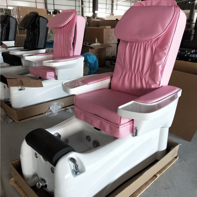 Pipeless Pedicure Chair with Glass Bowls for Wholesale
