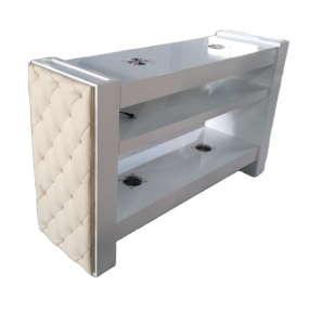 Kisen pink Nail Dryer Fan Table Manufacture of Nail Dryer Station with White Top for Customized Nail Drying Station Supplier