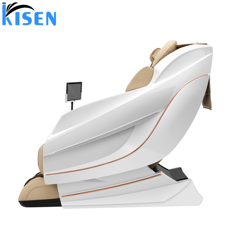 Kisen Home Luxury Full Body Smart Heating Robot Hand SL Track 3D 4D Zero Gravity Electric Massage Chair