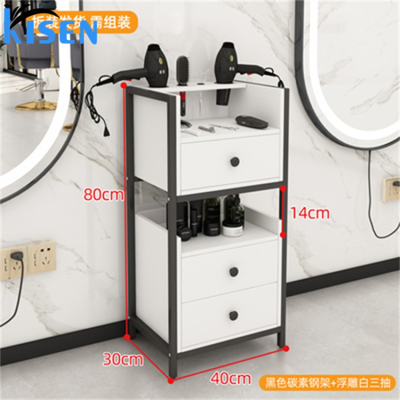 KISEN Hot Selling Beauty Trolley Hair Salon Furniture Used Nail Salon Furniture Professional Beauty Hair Salon Trolley