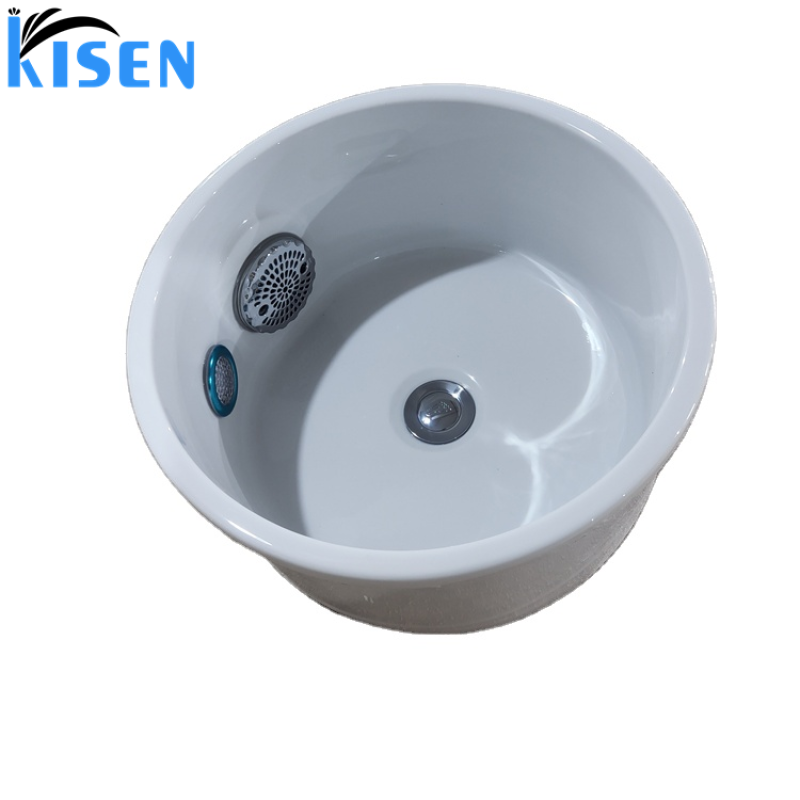 Funky Foshan Kisen Factory Pedicure Spa Bowl whirlpool Modern Portable Sink for Foot Spa  Made in China
