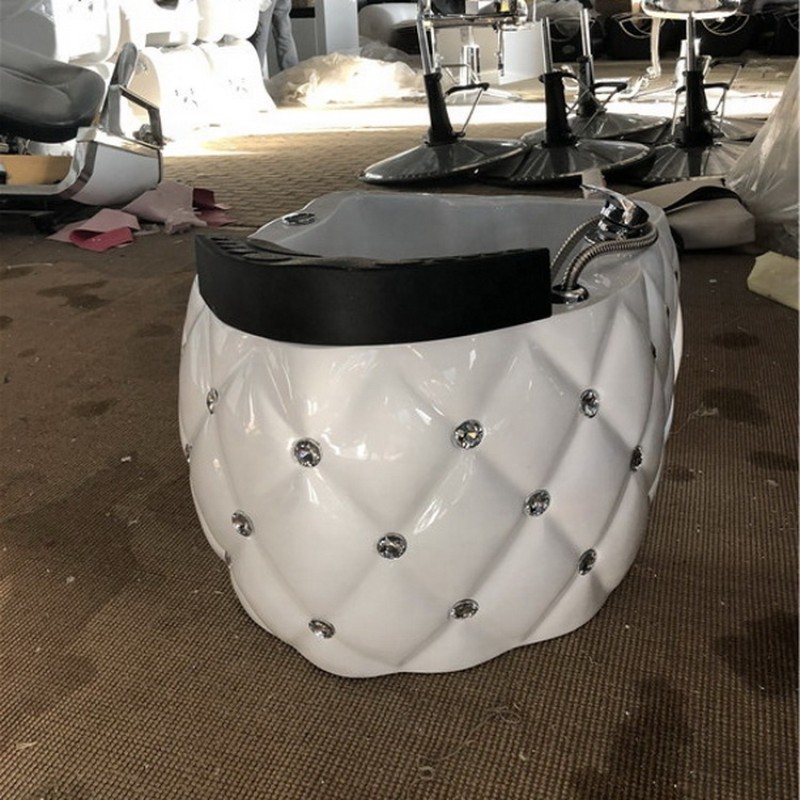 Kisen Wholesale Popular Modern Pedicure Basin Foot Bowl for Beauty Salon Pedicure Sink Bowl