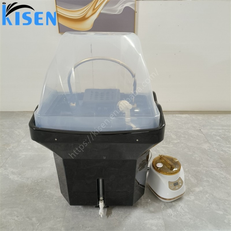 Kisen Thai Shampoo Massage Bed Hot Sale Salon Hair Washing Bed Accessories Water Tank Portable Shampoo Chair Basin Without Pipes