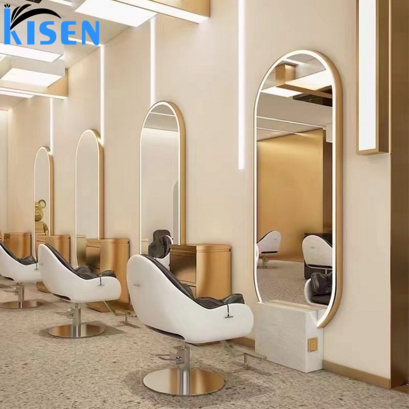 Kisen Hot-sale Modern Luxury Barber Salon Styling Chair Hairdressing Chair Salon Chairs for Beauty Salon Cutting Hair