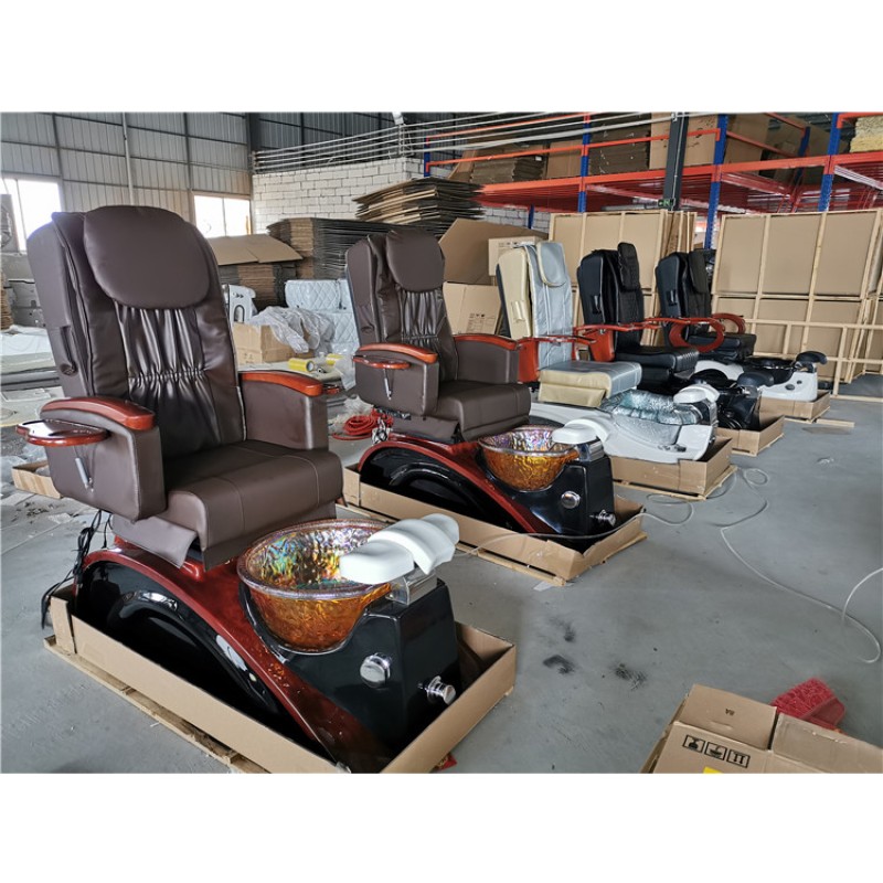 Modern Luxury Human Touch Massage Beauty Salon Nail Furniture Manicure Foot Spa Pedicure Chair