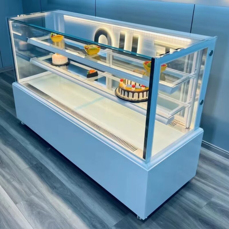 Sliding Glass Door Showcase Manufacturer - for Bakery Store