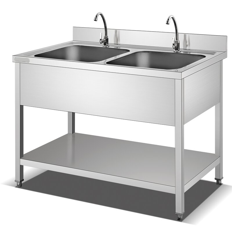Commercial Kitchen Sink Supplier - Double Sink for Hotel