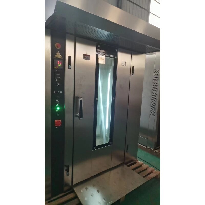 Electric Rotary Oven Manufacturer - 2 Trolly for Bakeries