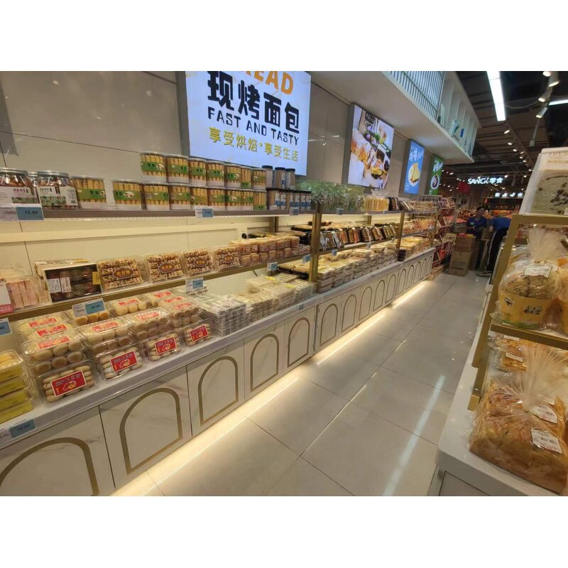 Bakery Display Cabinet Manufacturer - Customized Wood Shelf