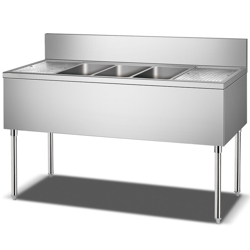 Commercial Work Table Supplier - Cheaper 2 Layer Stainless