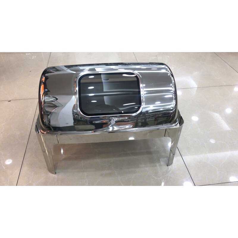 Energy Conservation Chafing Dish Supplier - 304ss with Glass