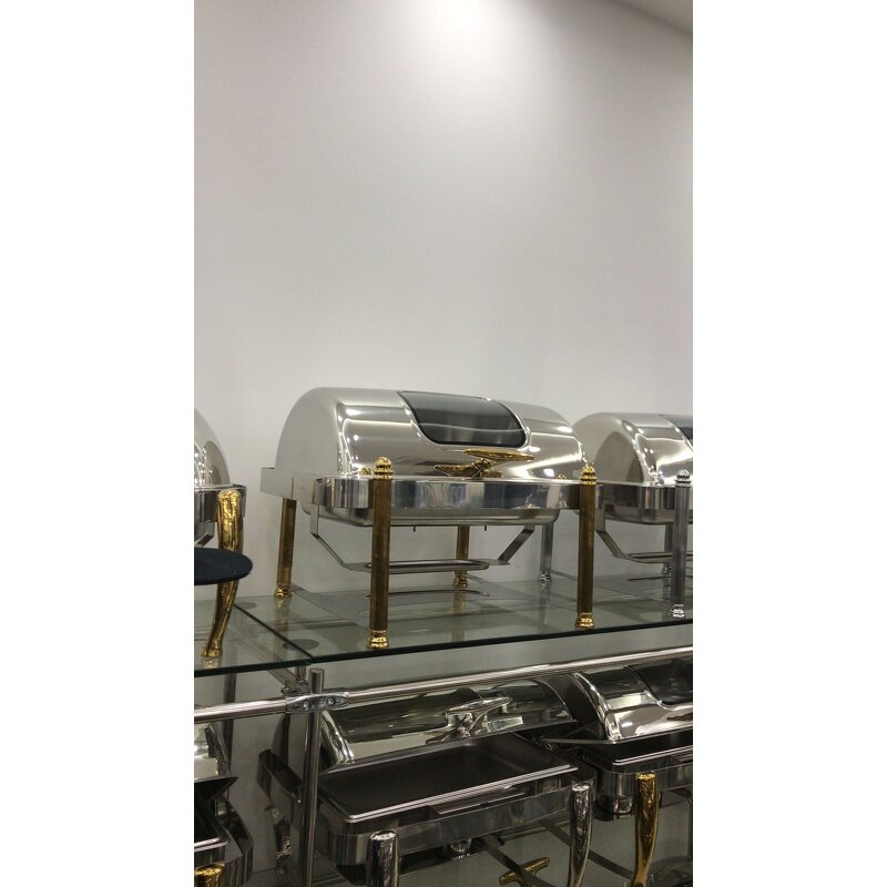 Energy Conservation Chafing Dish Supplier - 304ss with Glass