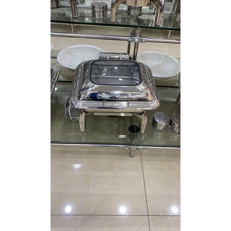 Energy Conservation Chafing Dish Supplier - 304ss with Glass