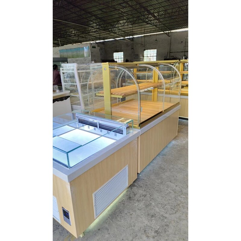 Bakery Display Cabinet Manufacturer - Customized Wood Shelf