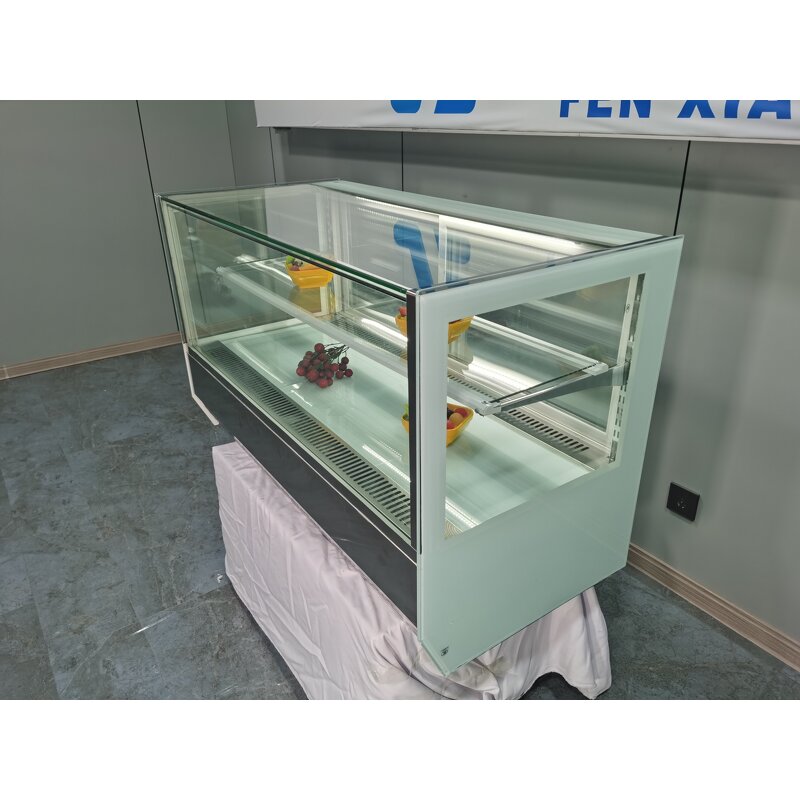 Sliding Glass Door Showcase Manufacturer - for Bakery Store
