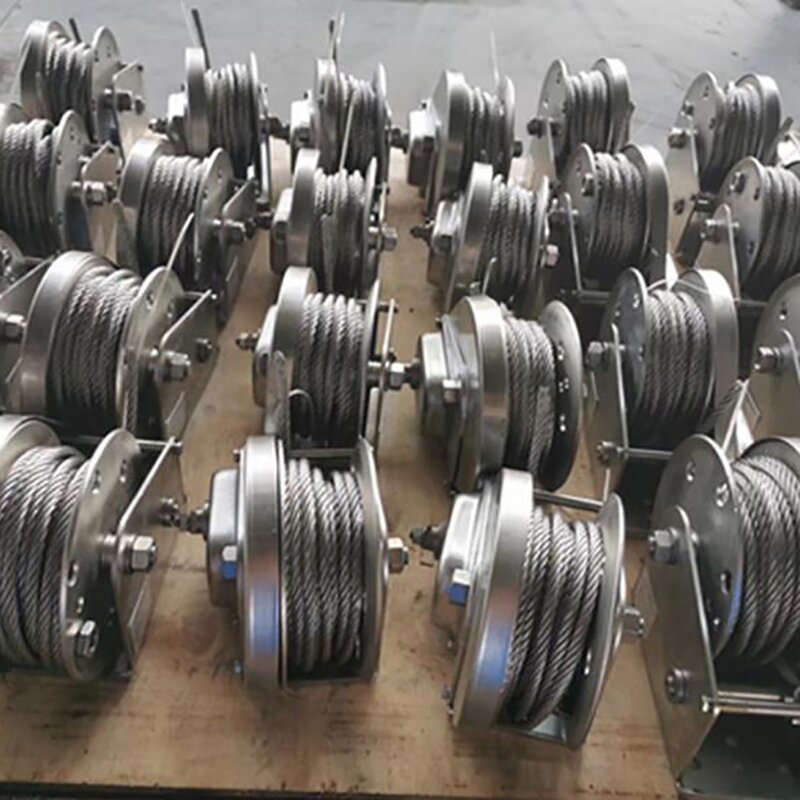 Brake Hand Winch Supplier - Factory Direct 2600LBS Stainless