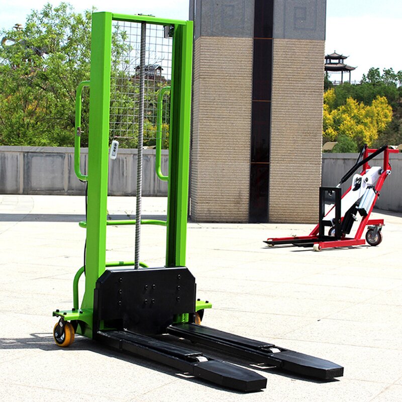 Semi Electric Forklift Supplier - Lifting 500kg Portable Made