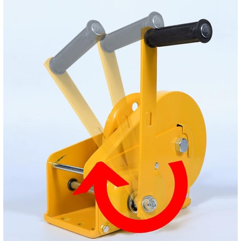 Worm Gear Winch Manufacturer - Self Locking Yellow Hand