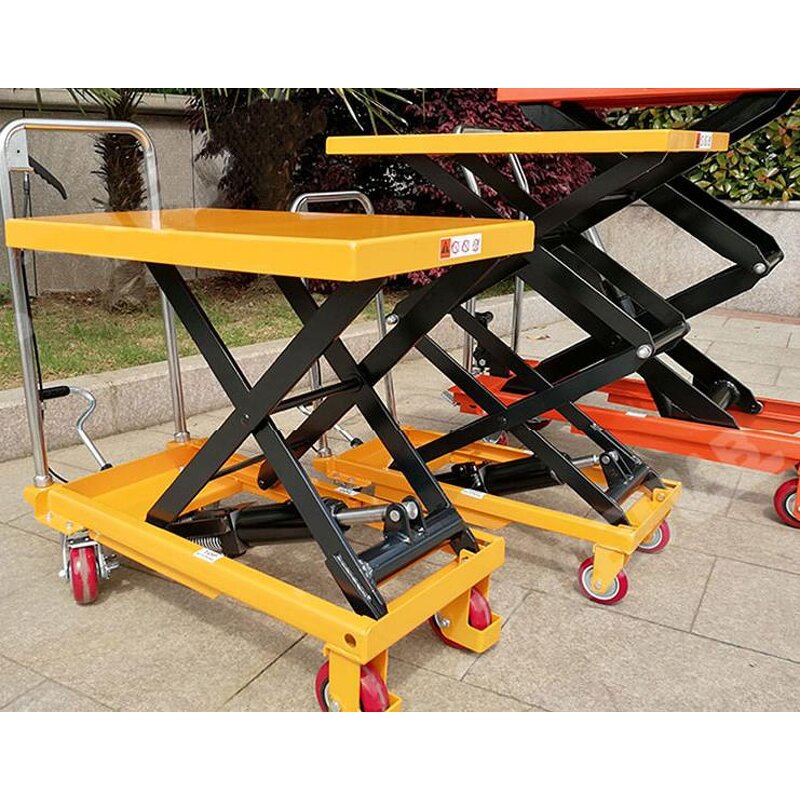 Manual Scissor Lift Table Supplier - 500kg Cart Mobile