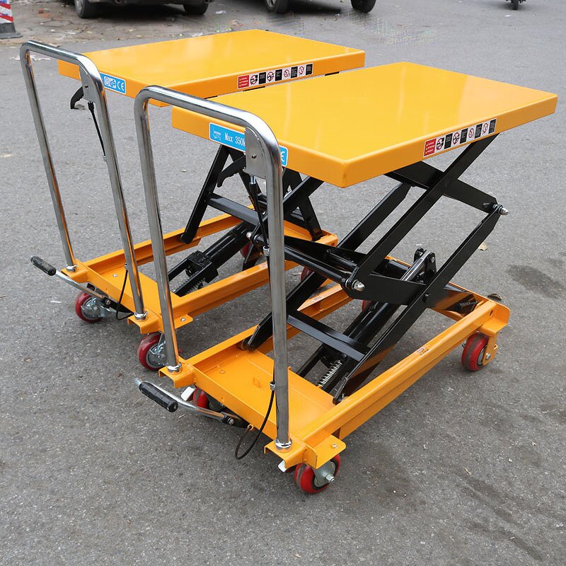 Warehouse Table Lift Supplier - 1 Ton Hydraulic Jack Cart