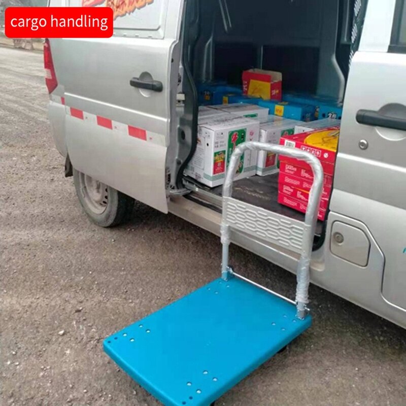 Folding Hand Push Cart Supplier - Heavy Duty Single Face