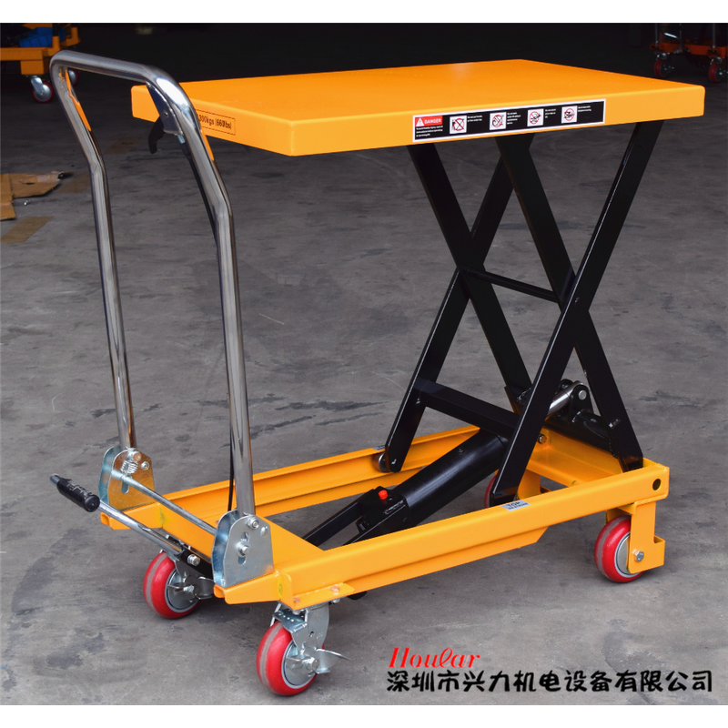 Manual Scissor Lift Table Supplier - 500kg Cart Mobile