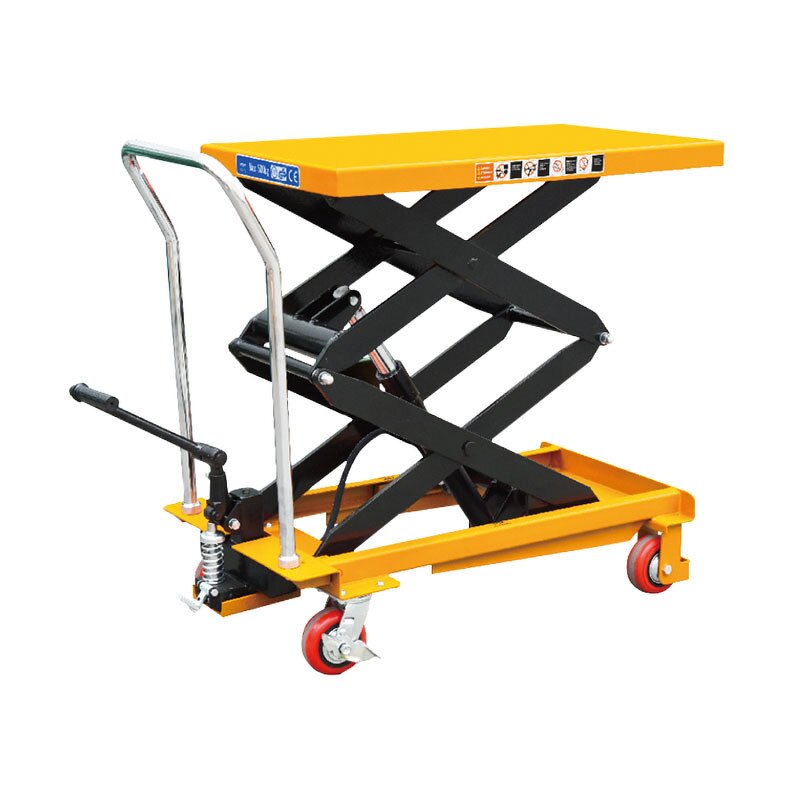 Manual Scissor Lift Table Supplier - 500kg Cart Mobile