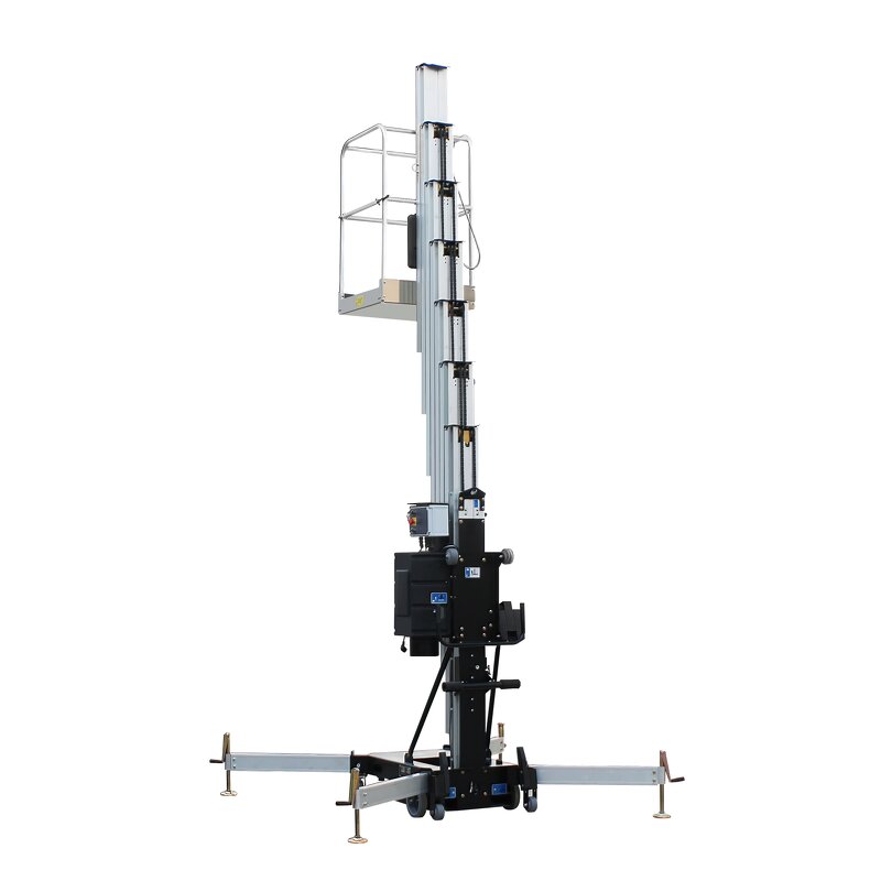 Portable Vertical Lift Supplier - 10-12m Two Mast Electric