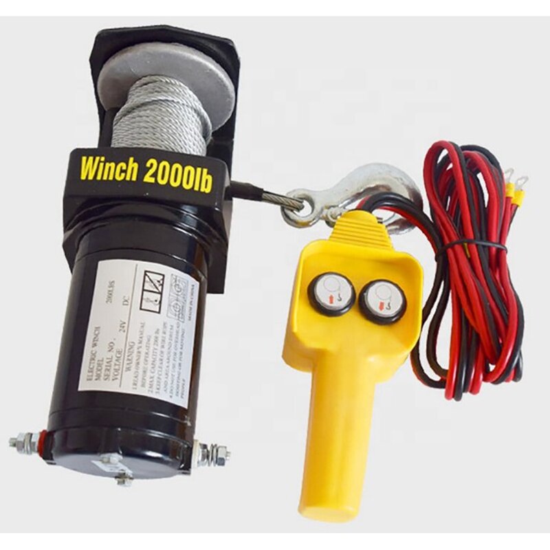 Electric Wire Rope Winch Manufacturer - High Quality 12v 24v