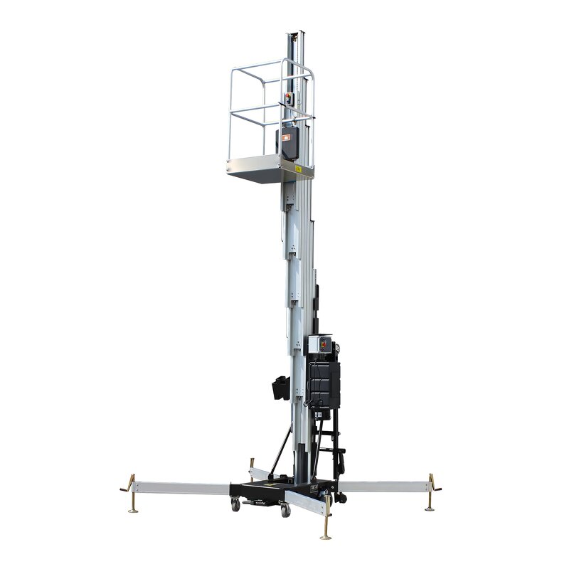 Portable Vertical Lift Supplier - 10-12m Two Mast Electric
