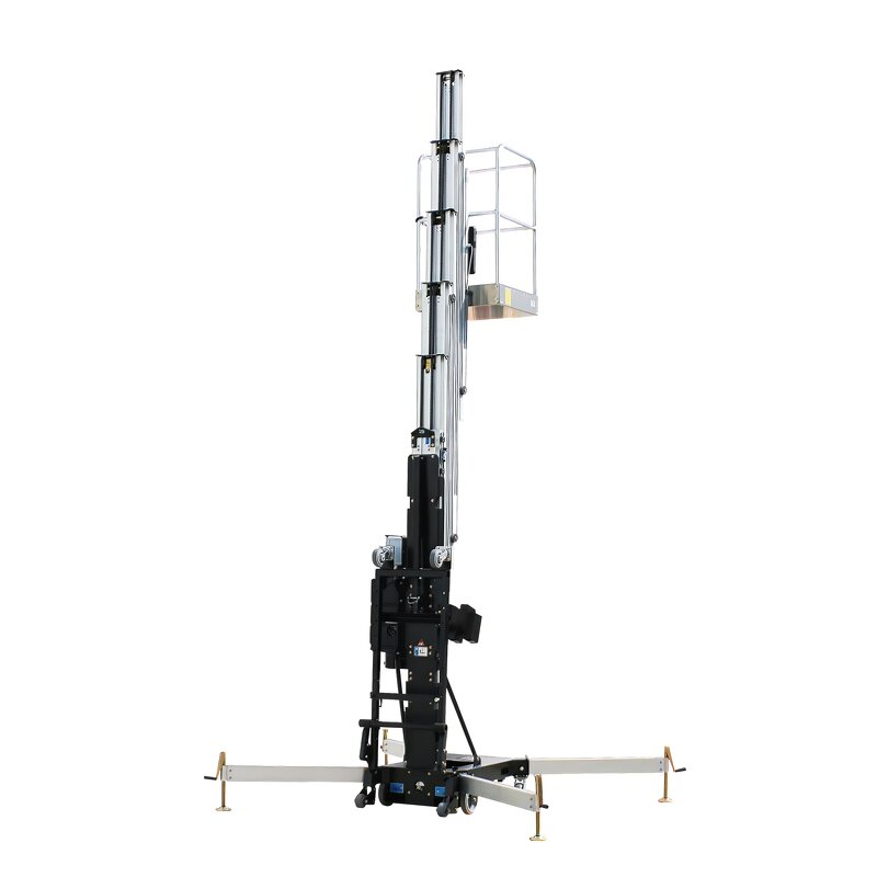 Portable Vertical Lift Supplier - 10-12m Two Mast Electric