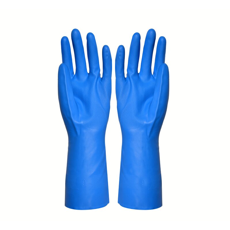 Latex Gloves Manufacturer - Heavy Duty Black Elbow High Industrial Gloves