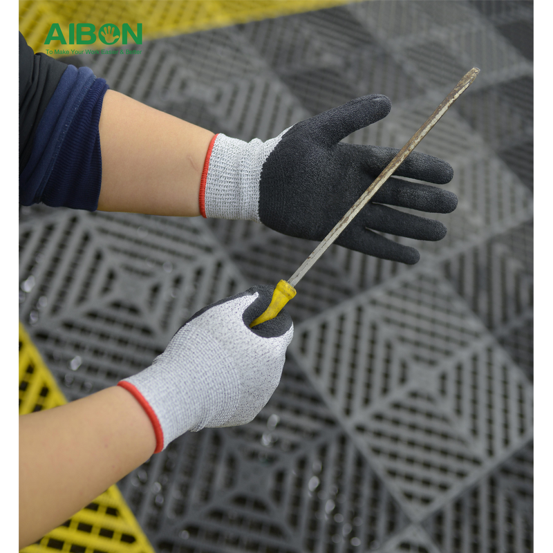 Cut Resistant Gloves Manufacturer - White PU Coated Level 4 Butcher Gloves