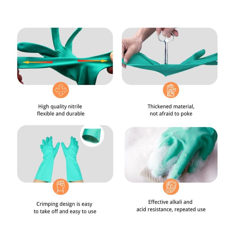 Nitrile Gloves Manufacturer - Bulk Wholesale Eco Friendly Cleaning Gloves