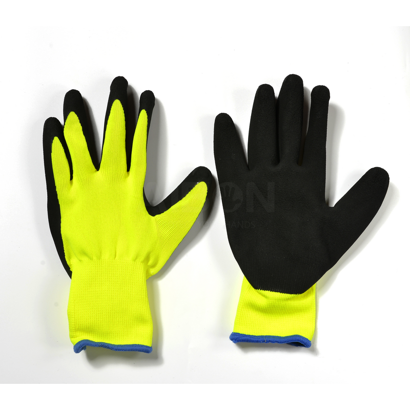 Work Gloves Manufacturer - Leather Thermal Cow Split Rubber Work Gloves