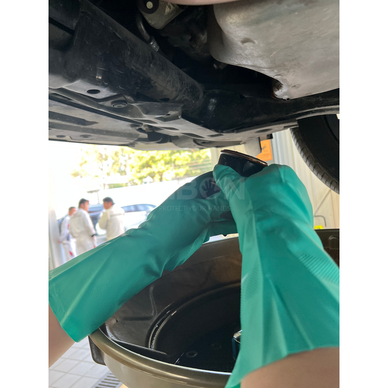 Cotton Gloves Manufacturer - Heavy Duty Rubber Nitrile Diamond Winter Grip