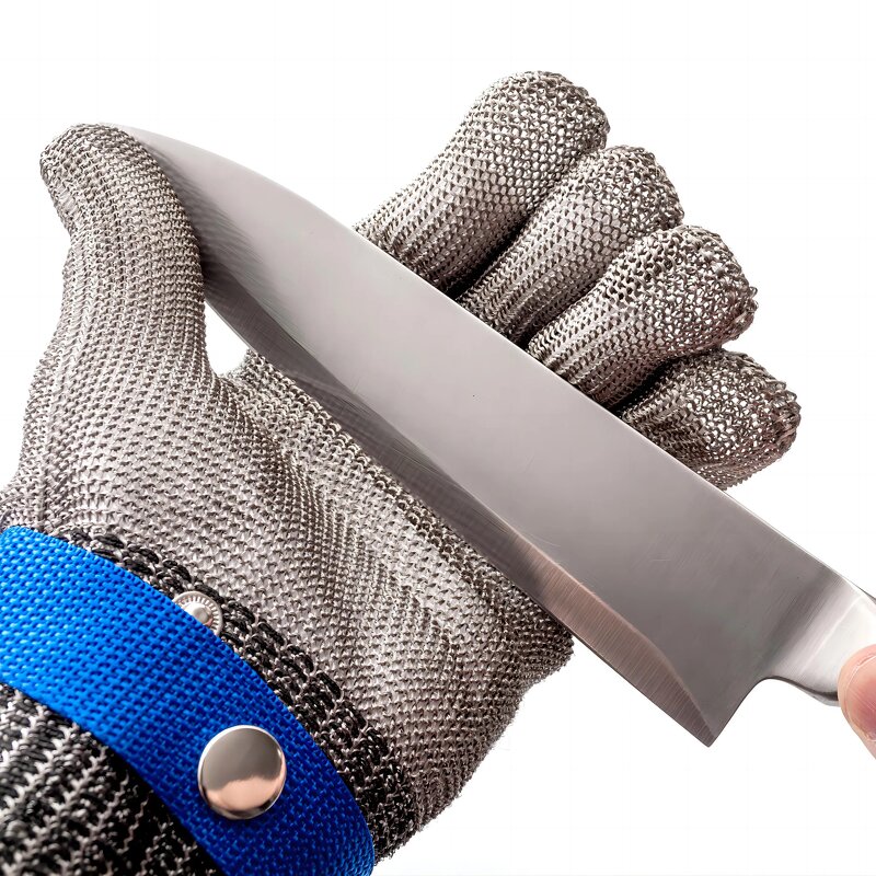 Protective Work Gloves Manufacturer - Level 5 Stainless Steel Butcher Gloves