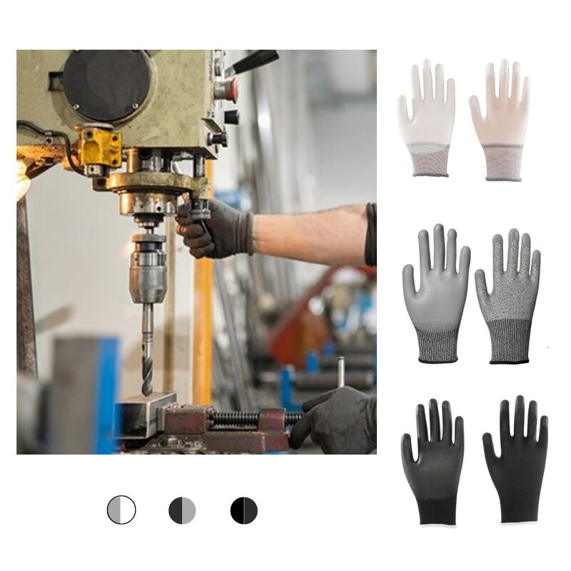 Cut Resistant Gloves Manufacturer - Custom Printed Farming Pu Palm Gloves