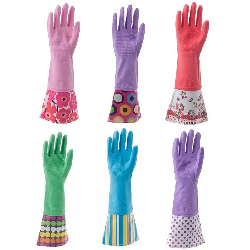 Household Cleaning Gloves Manufacturer - Long Cuff Waterproof Durable Thick Latex