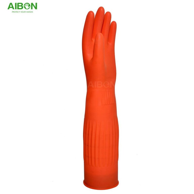 Latex Work Gloves Manufacturer - Reusable Waterproof Flocked Garden Gloves