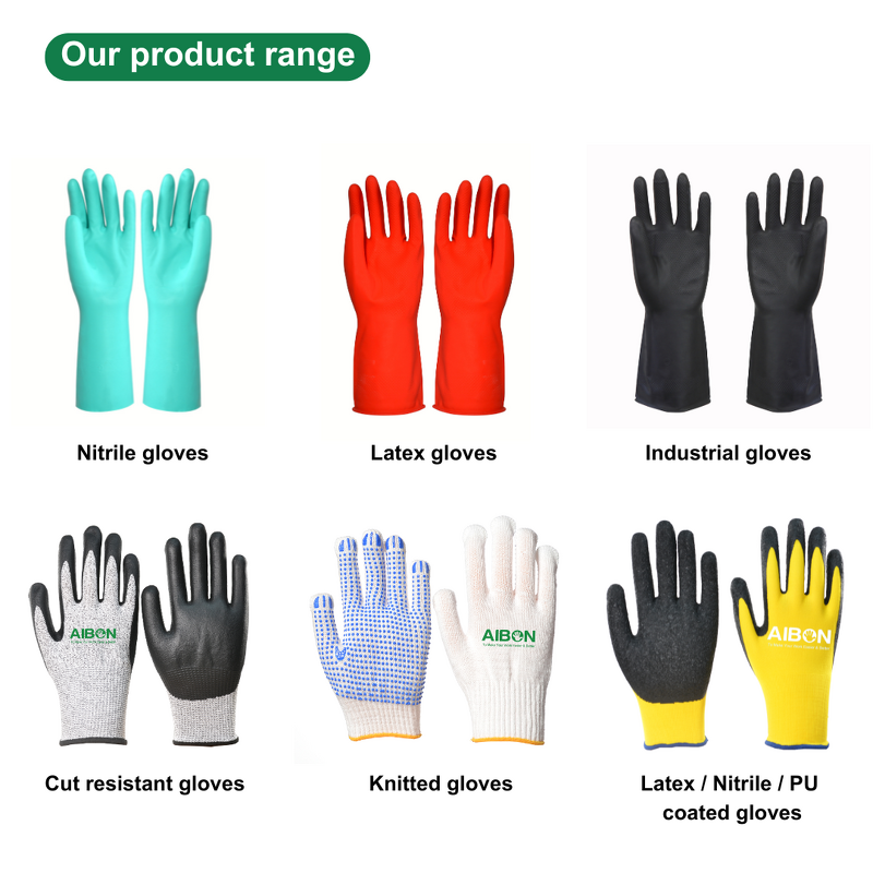 Kitchen Cleaning Gloves Manufacturer - Waterproof Reusable Natural Rubber Latex