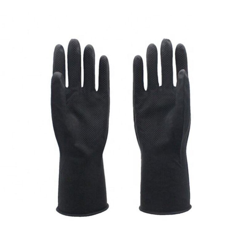 Work Gloves Manufacturer - Black Dishwasher Safe Heavy Duty Microfoam