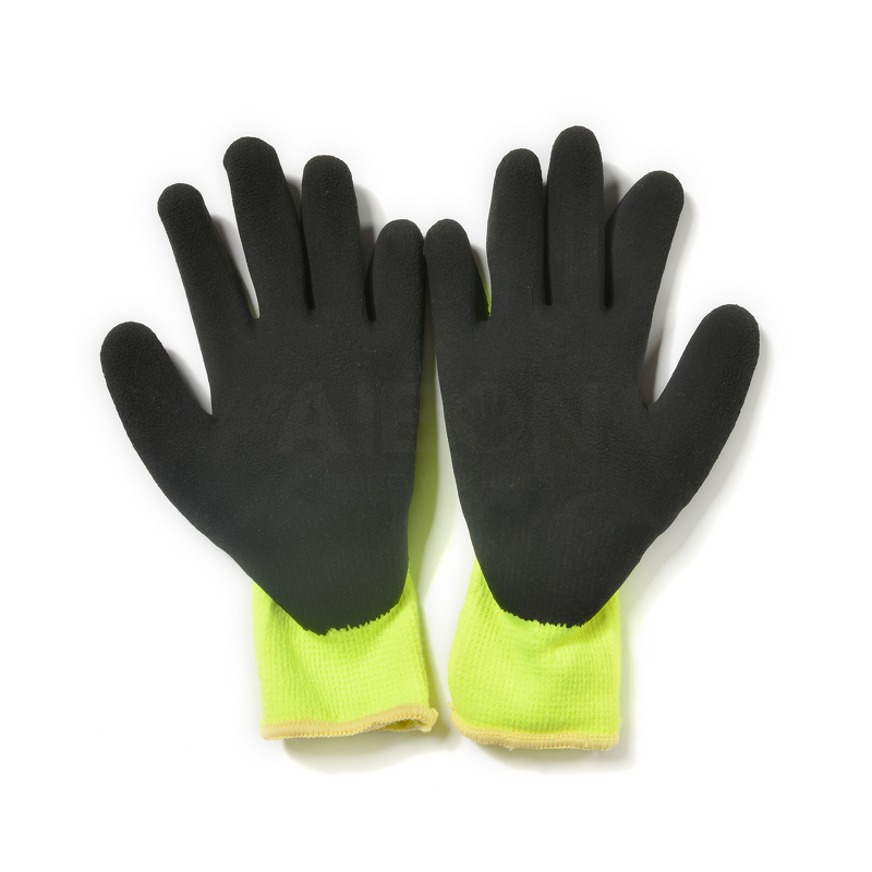 Safety Gloves Manufacturer - Orange Impact Cut Resistant Uncoated Nylon