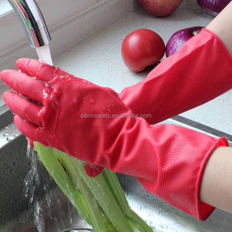 PVC Kitchen Gloves Manufacturer - Reusable Women Cleaning Household Gloves