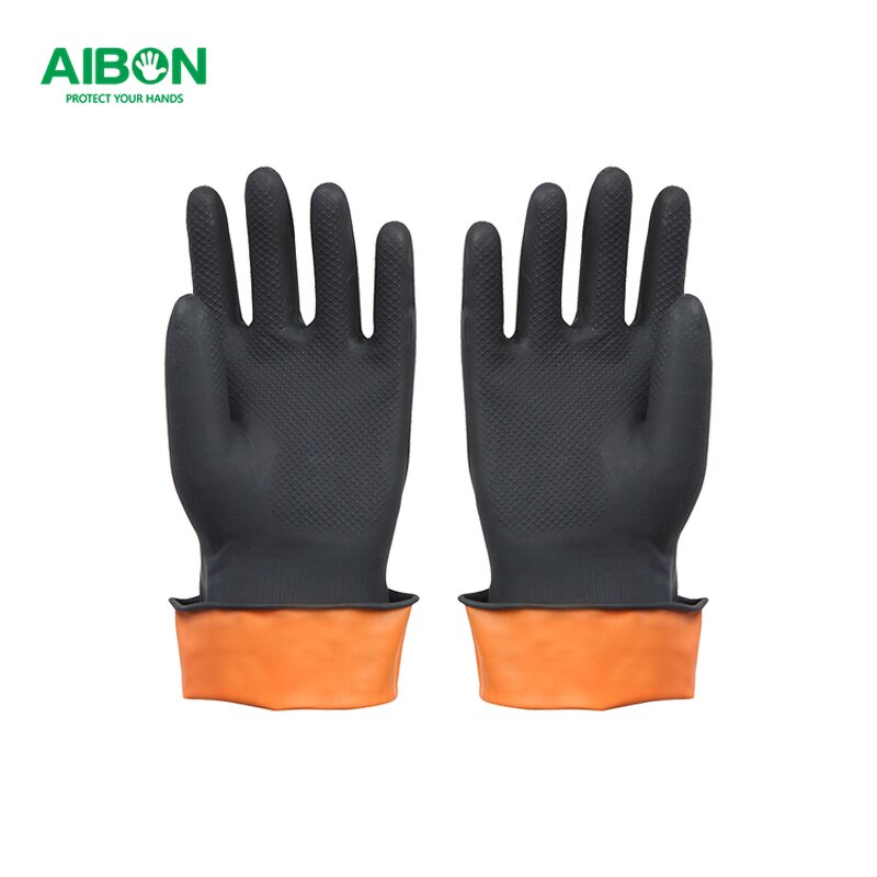Latex Glove Manufacturer - 100% Industrial Rubber Industry Gloves