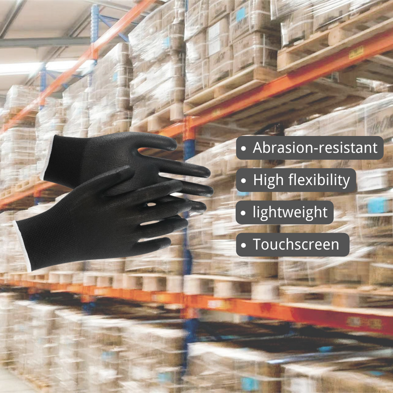 Work Gloves Supplier - Touch Screen Waterproof Winter Pu Coated Construction